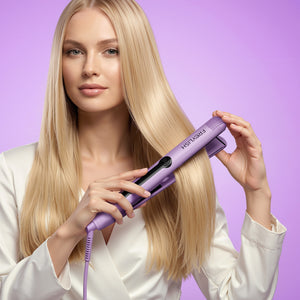 LILA PEGLA ZA KOSU S IONIZATOROM 28MM